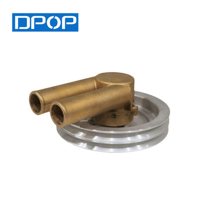 DPOP Ruwe zeewaterpomp 21214596 3858229 Dubbele V-gordel katrol voor Volvo Penta 4.3, 5.0, 5,7 GL