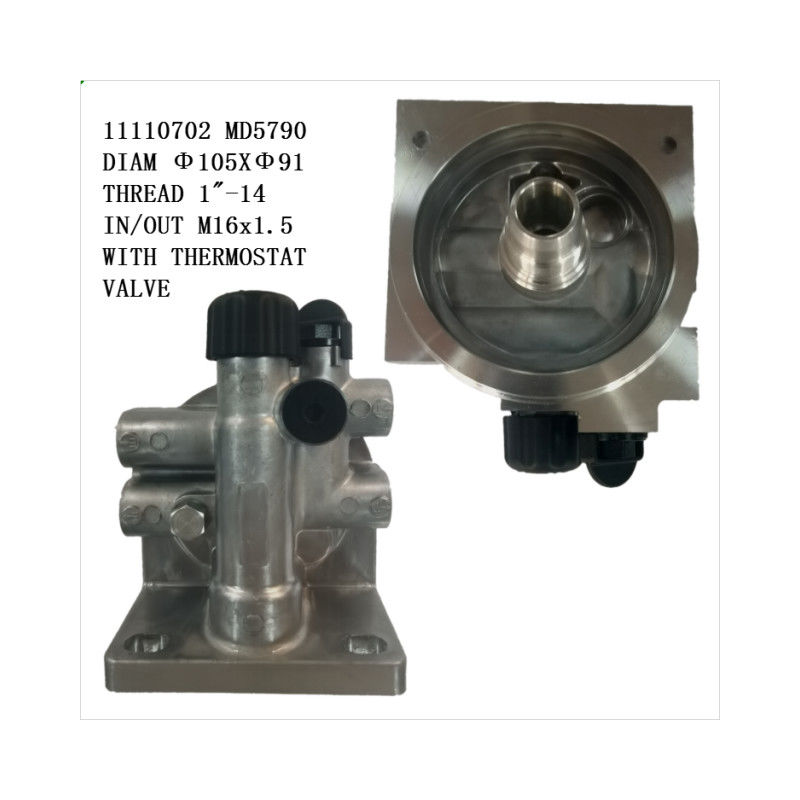11110708 21030176 Filterkop voor  Brandstoffilterbehuizing zonder thermostatische klep