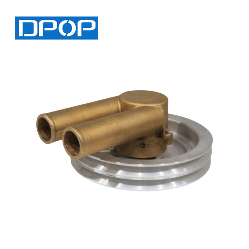 DPOP Ruwe zeewaterpomp 21214596 3858229 Dubbele V-gordel katrol voor Volvo Penta 4.3, 5.0, 5,7 GL